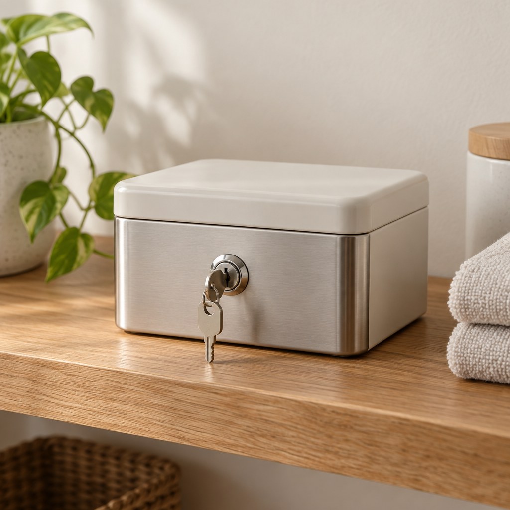 Kinvora Lock keyed medication lockbox